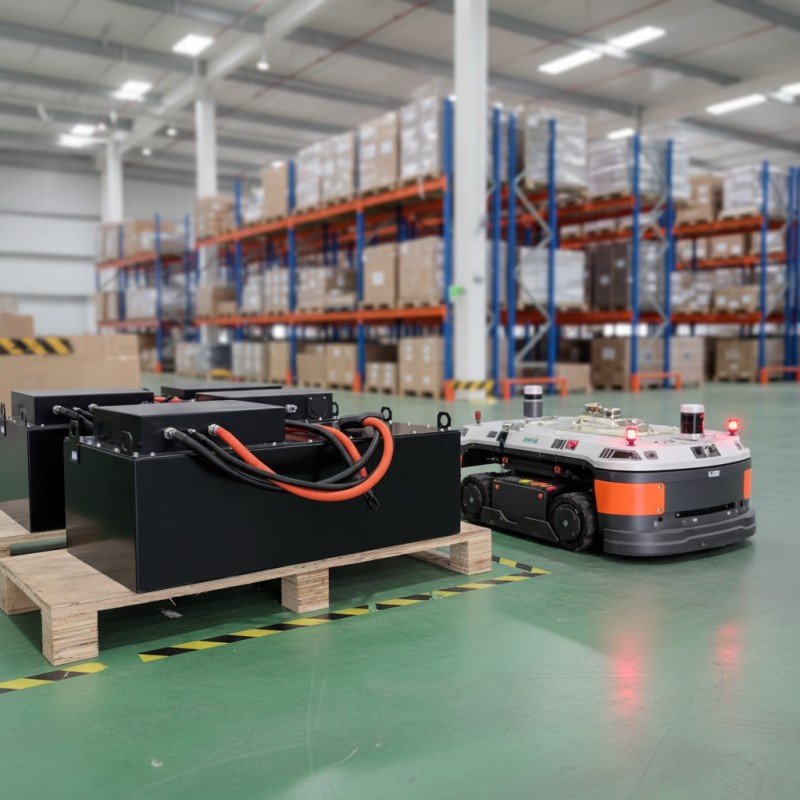 80V 330Ah LFP traction battery for cold storage